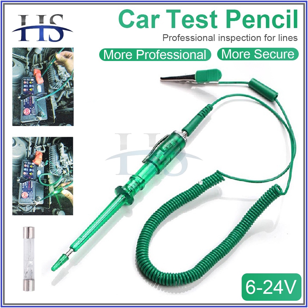 Auto Car Circuit Tester DC 6V 12V 24V Probe Light System Test Probe ...