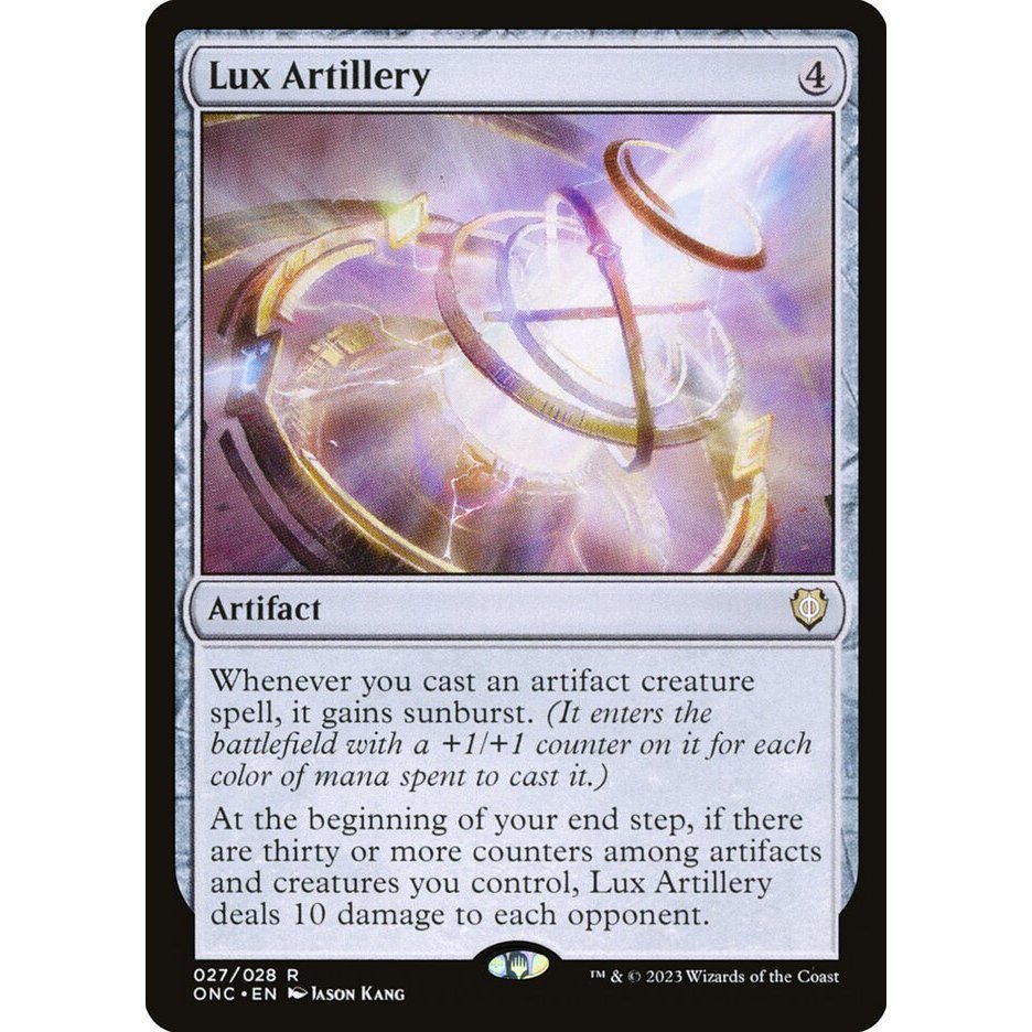 Lux Artillery MTG Card Colorless Artifact | Magic the Gathering ONC ...