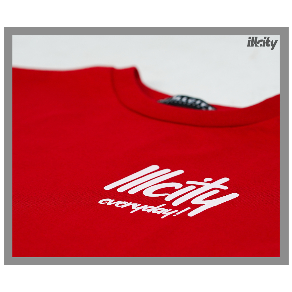 ILLCity QuickStrike Red | Basic Collection | Urban Clothing | Shopee ...