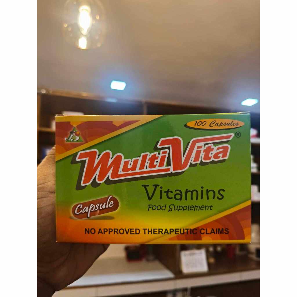 MULTIVITA Vitamins Food Supplement 100 Capsule | Shopee Philippines