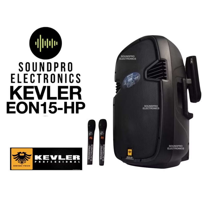 ORIGINAL KEVLER EON-15HP 15” 450watts Portable PA System (priced