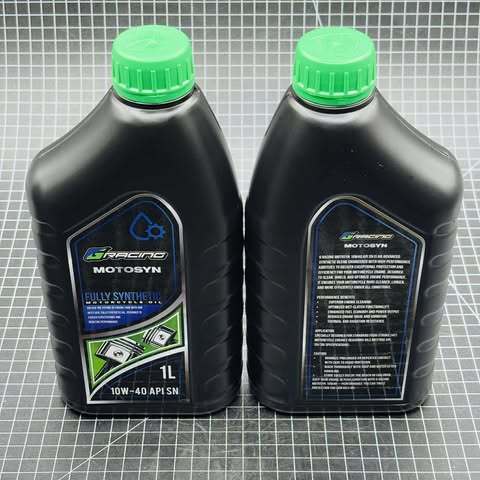 G RACING FULLY SYNTHETIC ENGINE OIL 10W-40 API SN 1L/800ML | Shopee ...