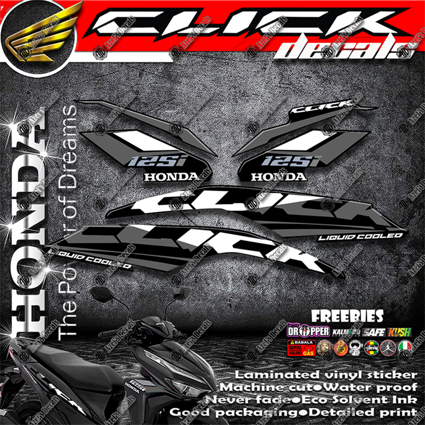Shop honda click 125i v2 decals for Sale on Shopee Philippines