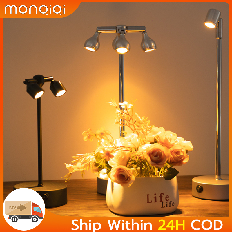 LED Display Lamp Spotlight table lamp Rechargeable touch lamp for bar ...