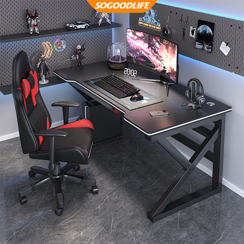 Computer Desk Modern Home Desk Student Learning Writing Desk 120cm PC ...