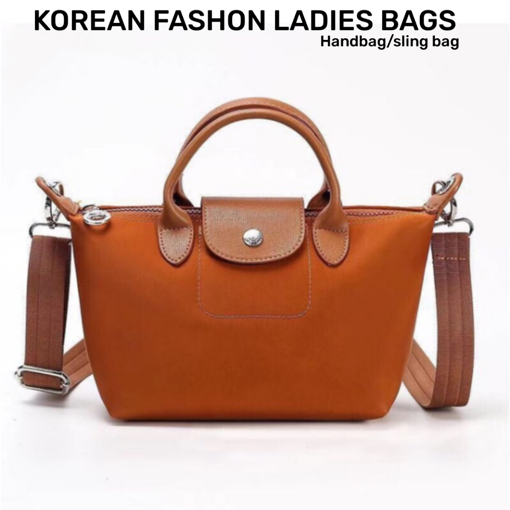 Korean Champ Sling Bag For Women Small Tote Bag waterproof Zipper Cute ...