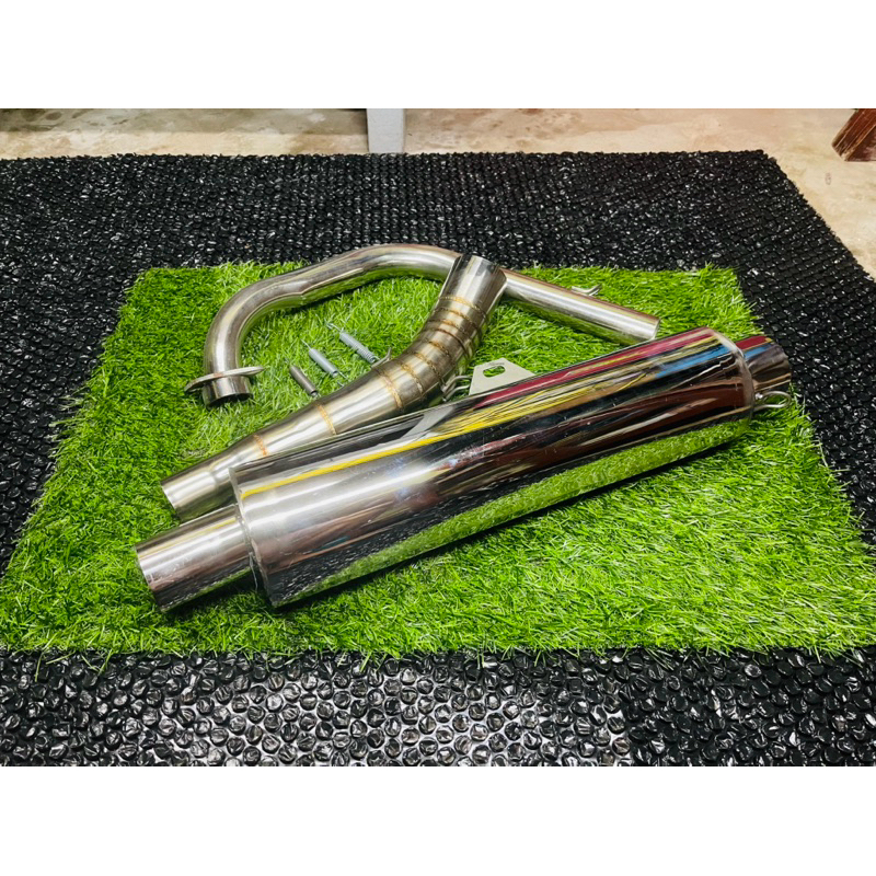 SUZUKI RAIDER R150 Gen1 Style POWER PIPE COMPLETE SET | Shopee Philippines