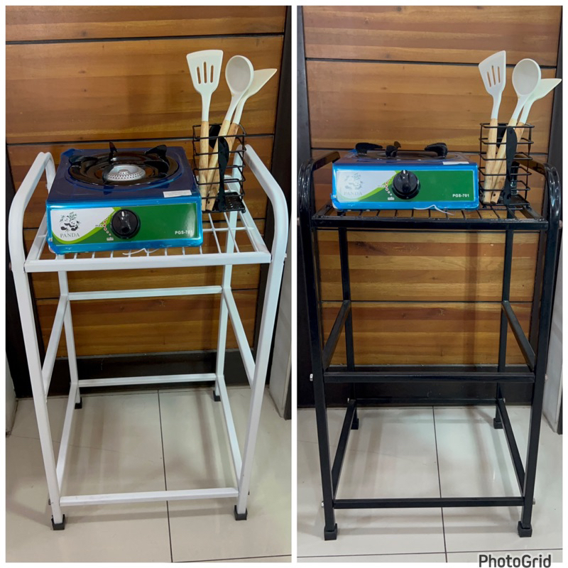 GAS RACK /STOVE STAND / WHITE / SINGLE BURNER / ALANISDANIELLE | Shopee ...