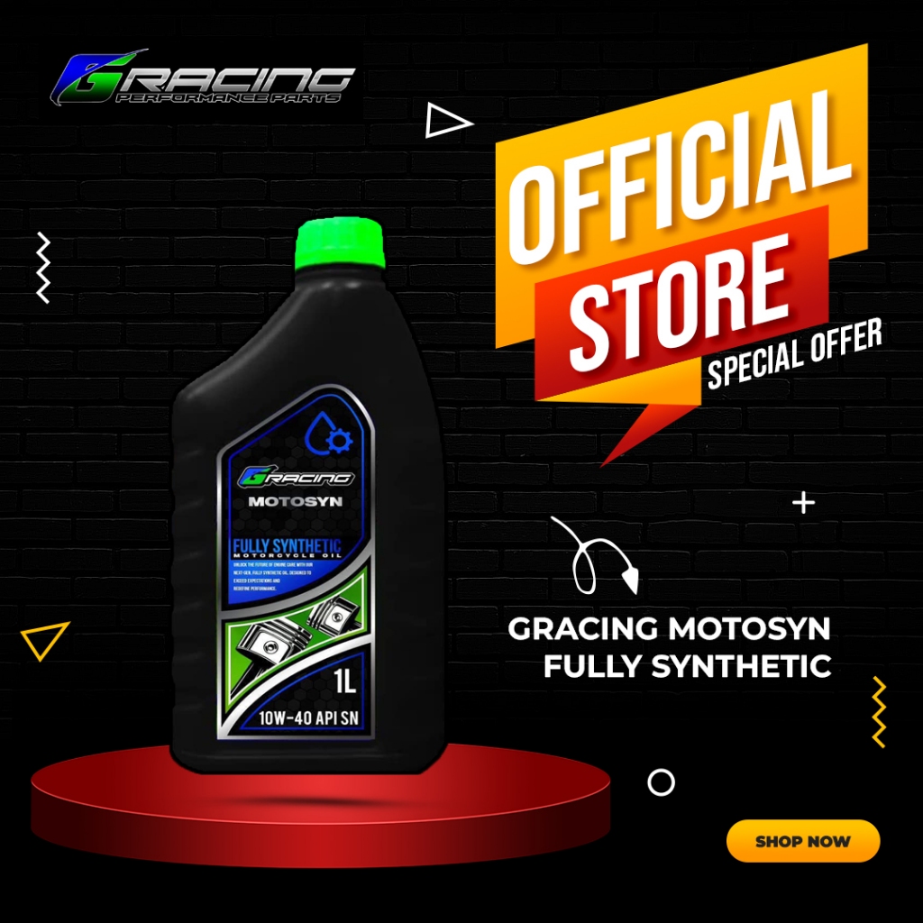 GRACING OIL MOTOSYN SAE 10W40 API SN | Shopee Philippines