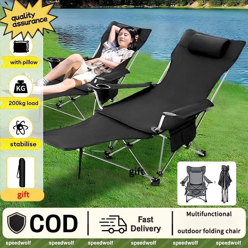 Camping folding chair foldable Outdoor reclining camping chair with ...