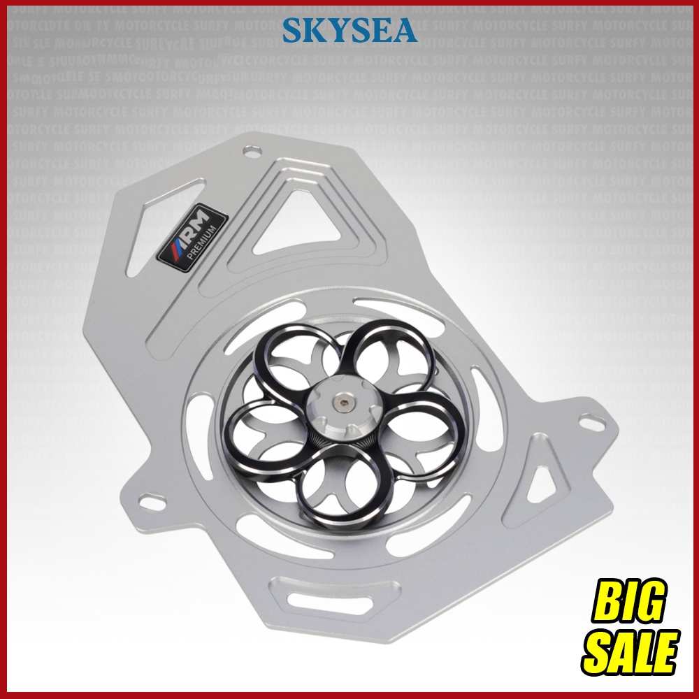 ARM Radiator Cover Windmill Full CNC 2-Color Spinner Design For ADV 160 ...