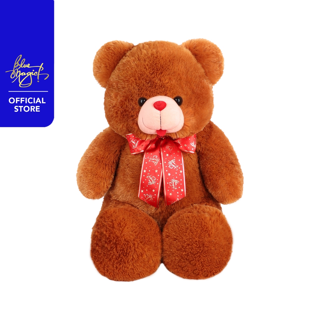 Blue Magic Stringbean, Jr. Medium Moccasin Bear Stuffed Toy | Shopee ...