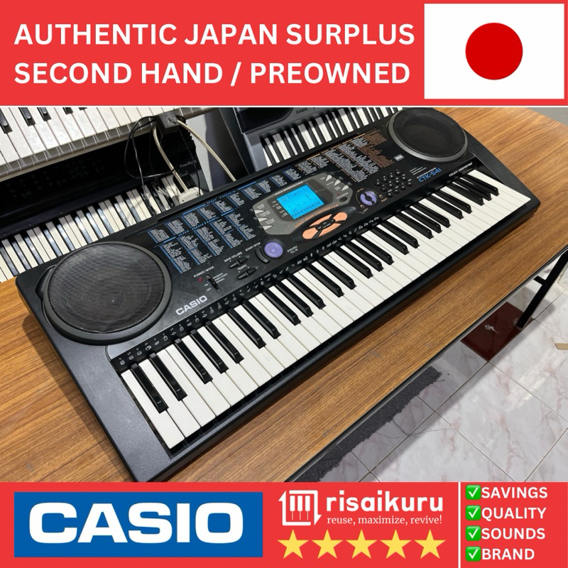 CASI0 CTK-541 Keyboard Piano Organ 61 Keys – Touch Response MIDI