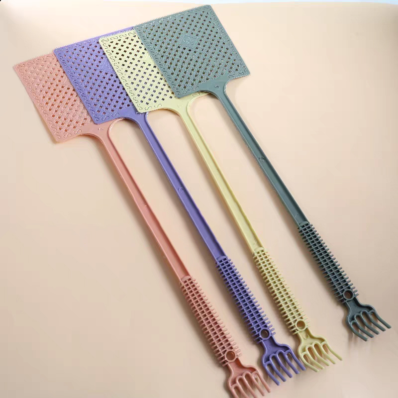 1pc Square shape Fly Swatter with backscratcher-fly and mosquito killer ...