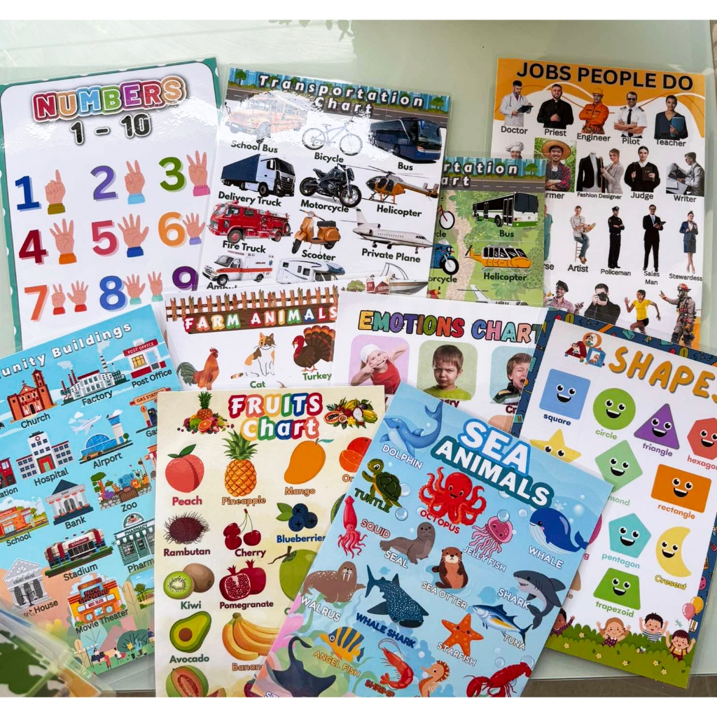 Kids Educational Learning A4 Poster or A4 Laminated Educational Poster ...