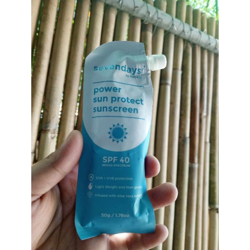 Sevendays power sun protect sunscreen 50g | Shopee Philippines