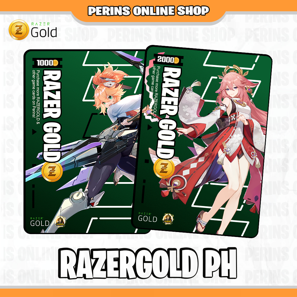 Razer Gold Cards with Free Stickers! (Cash on Delivery) | Shopee ...