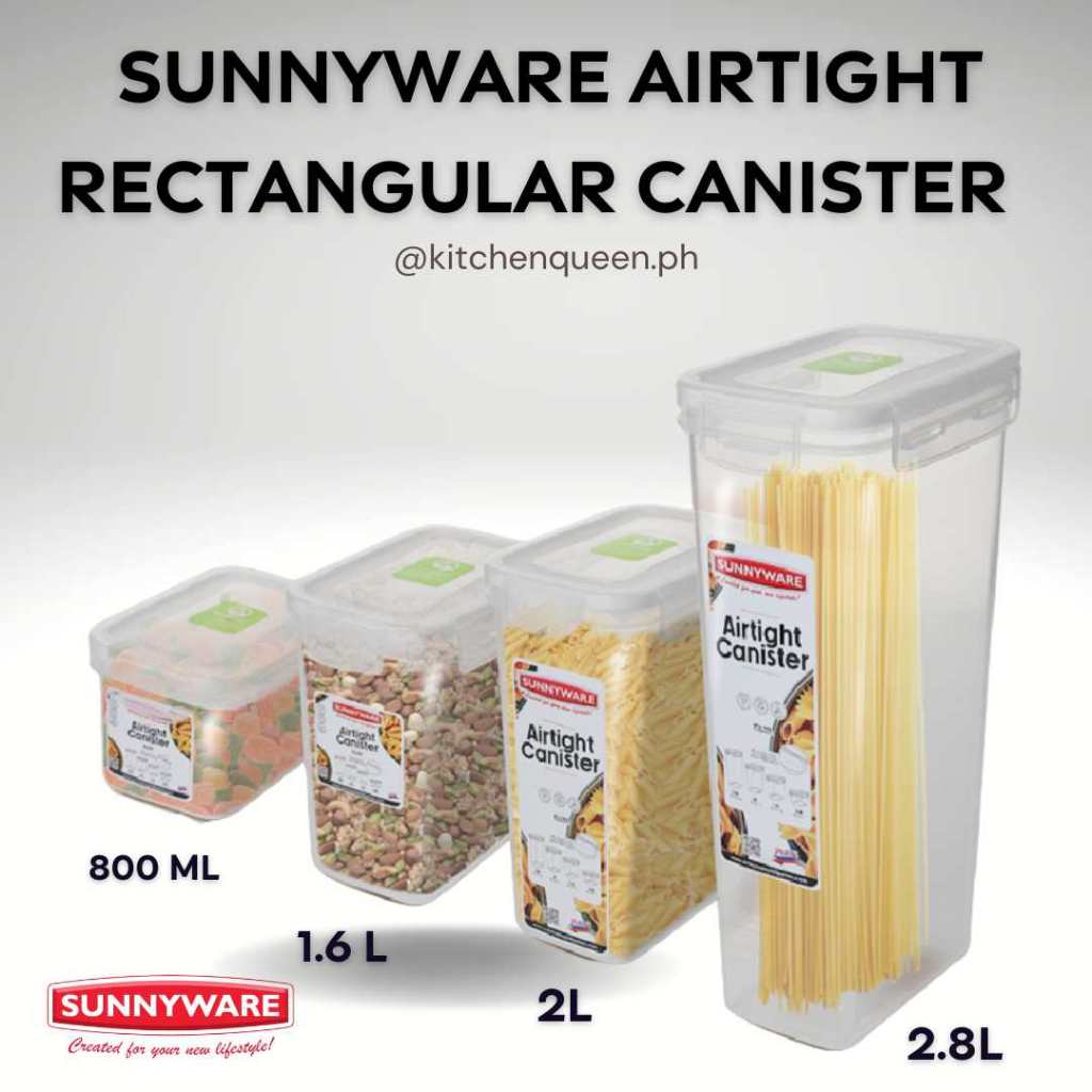 Sunnyware Airtight Canisters food container | Shopee Philippines