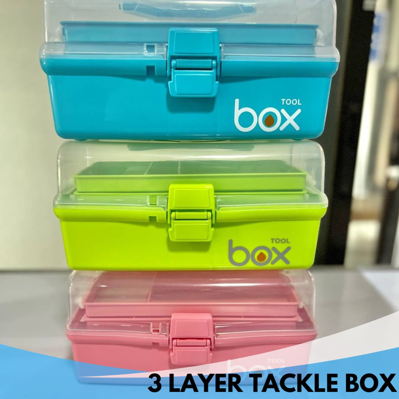 3 Layer Tackle Box | 3 Layer Utility Box | Tackle box for Medtech ...