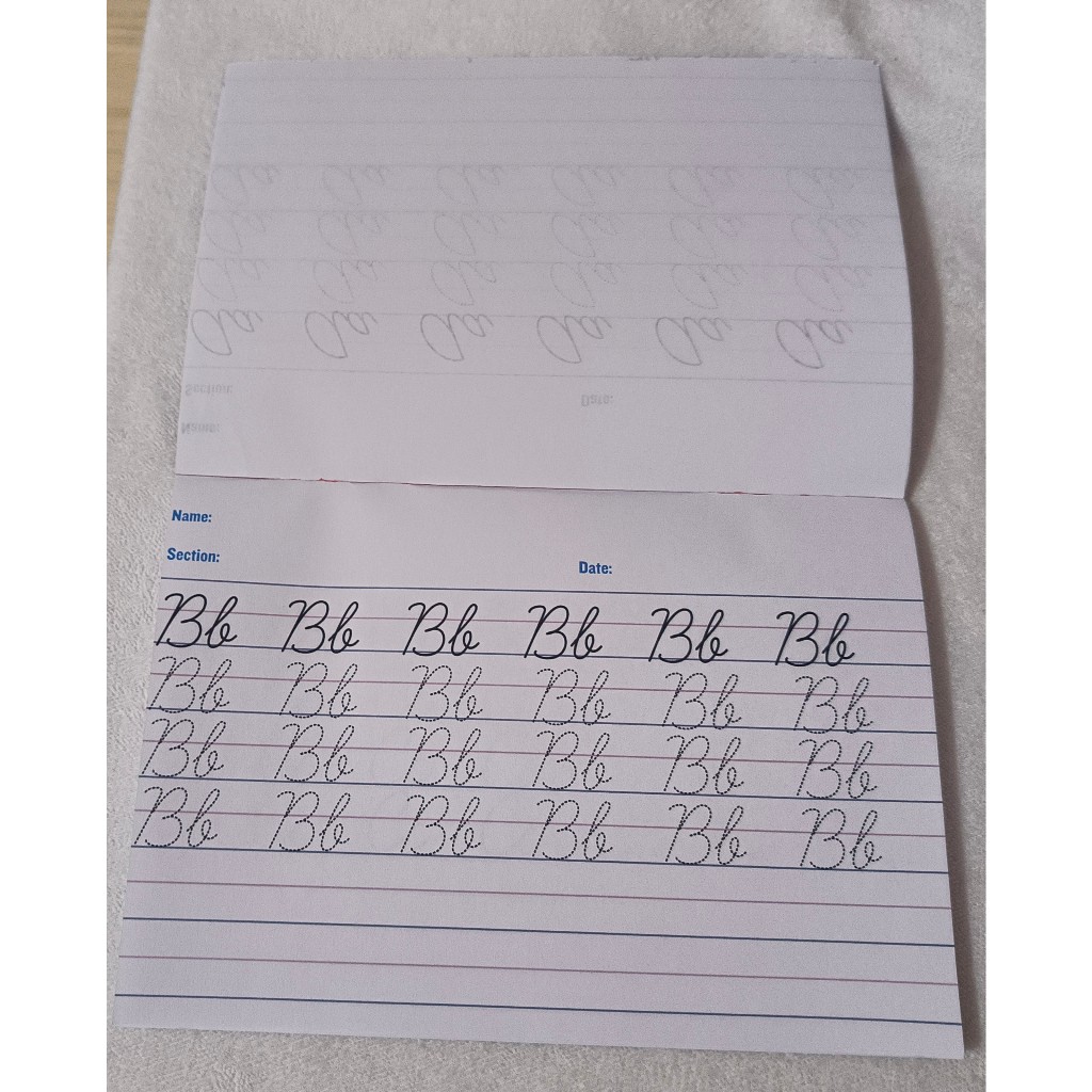 Cursive tracing alphabet cursive tracing name | Shopee Philippines