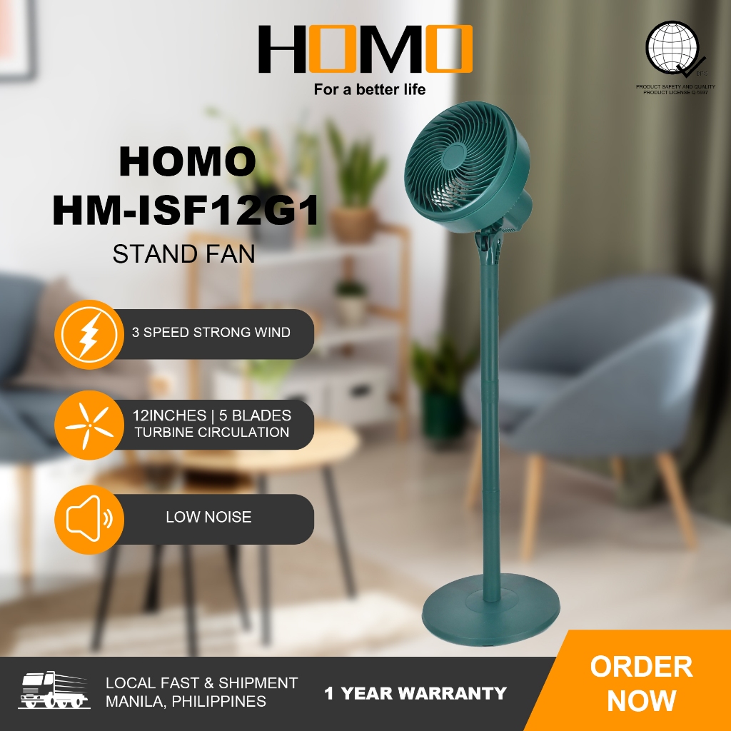 HOMO Circulating Fan (12 inches) | ISF12G1 Model | 75W Output Power | 3 ...