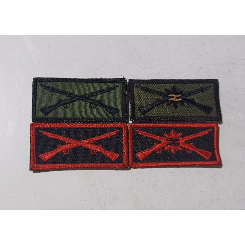 CROSS RIFLE PATCH (ENLISTED/OFFICIAL) WITH VELCRO | Shopee Philippines