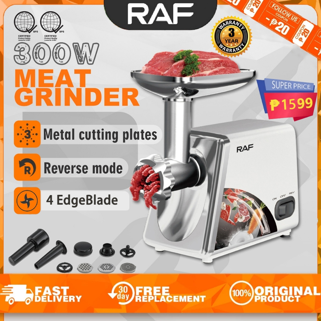 RAF 2500W Meat Grinder Electric Meat Mincer Heavy Duty Food Mixer ...