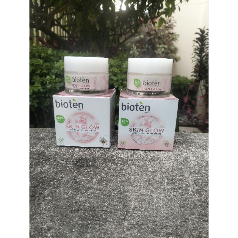 フェイスクリーム BIOTEN SKIN GLOW NIGHT/DAY CREAM SET bioten Skin Glow Brightening Day/Night Cream 50 ml | Shopee