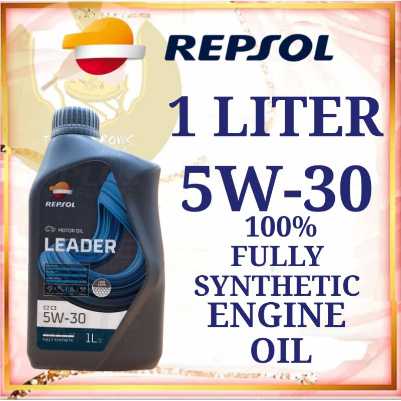 Repsol Leader 5W-30 Fully Synthetic 1 Liter Engine Oil | Shopee Philippines