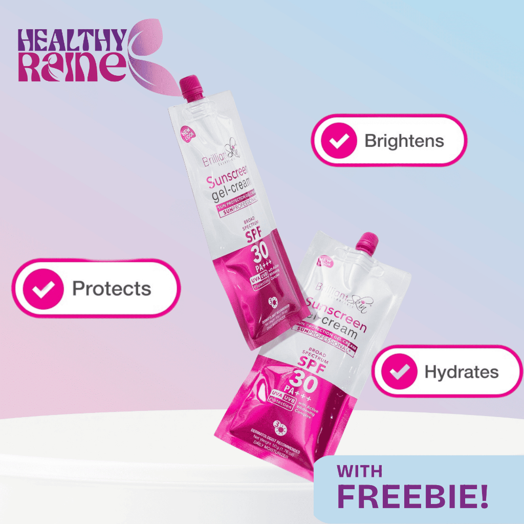 BRILLIANT SKIN Sunscreen Gel-Cream SPF30 50g with Freebie - UVA+UVB ...
