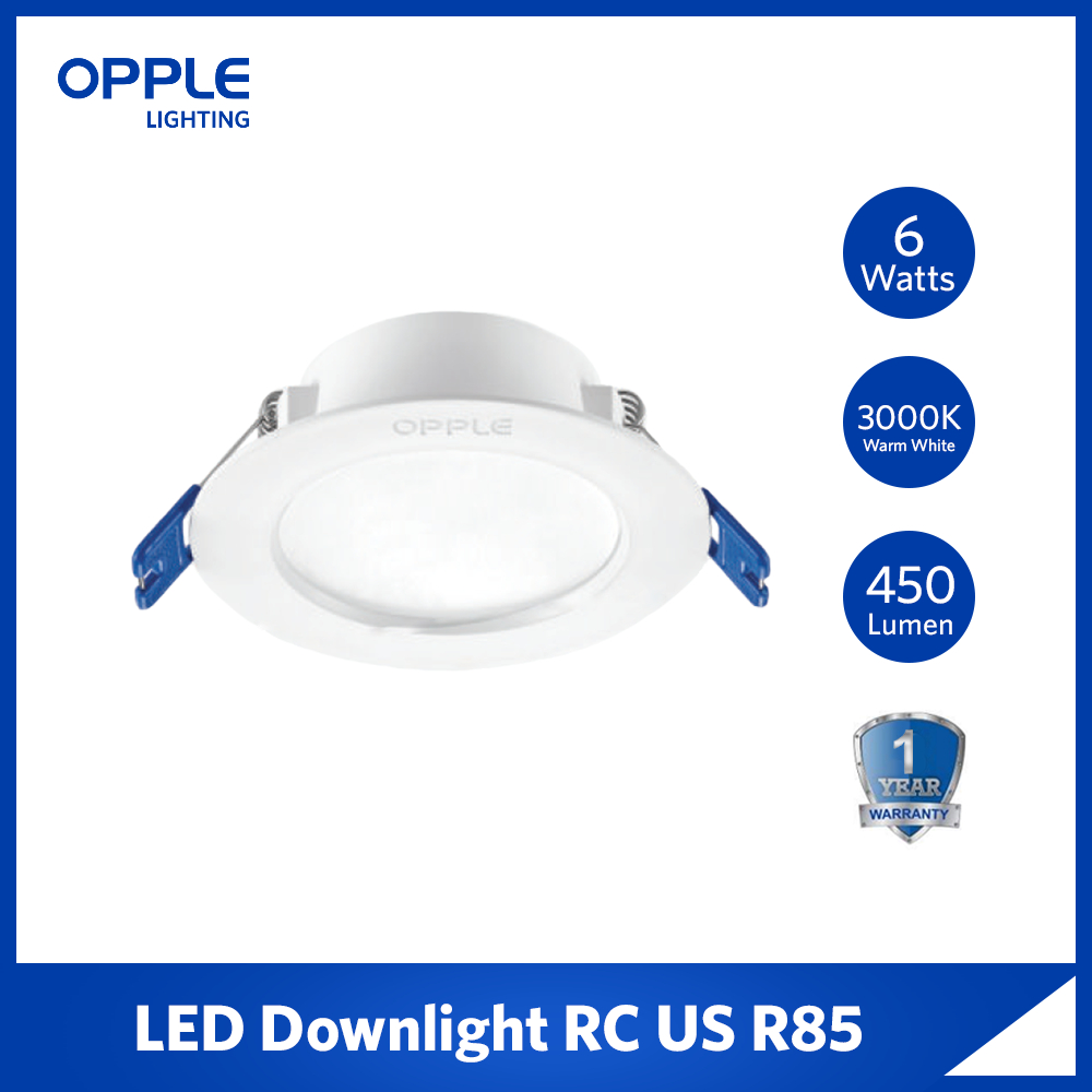 OPPLE LED Downlight Pin light RC-US 6watts WarmWhite/CoolWhite/Daylight ...