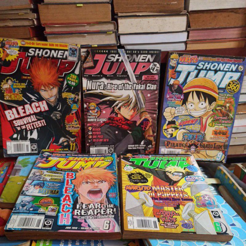 Shonen Jump SJ 6 june 2010 2008 2011 11 November 2010 9 September 2006 ...