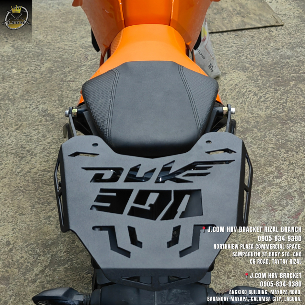 KTM DUKE 390 V3 | J.COM Heavy Duty Monorack Bracket | Shopee Philippines