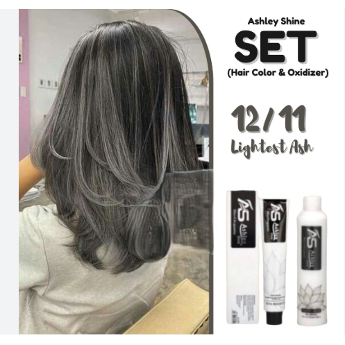 12/11 Lightest Ash Coloring and Oxidizing Cream Set ASHLEY Shine ...