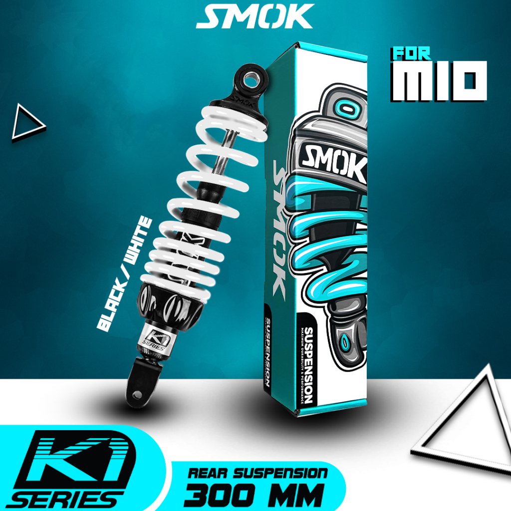 SMOK K1 SERIES REAR SHOCK for MIO 125/SPORTY/BEAT FI [300MM] | High ...