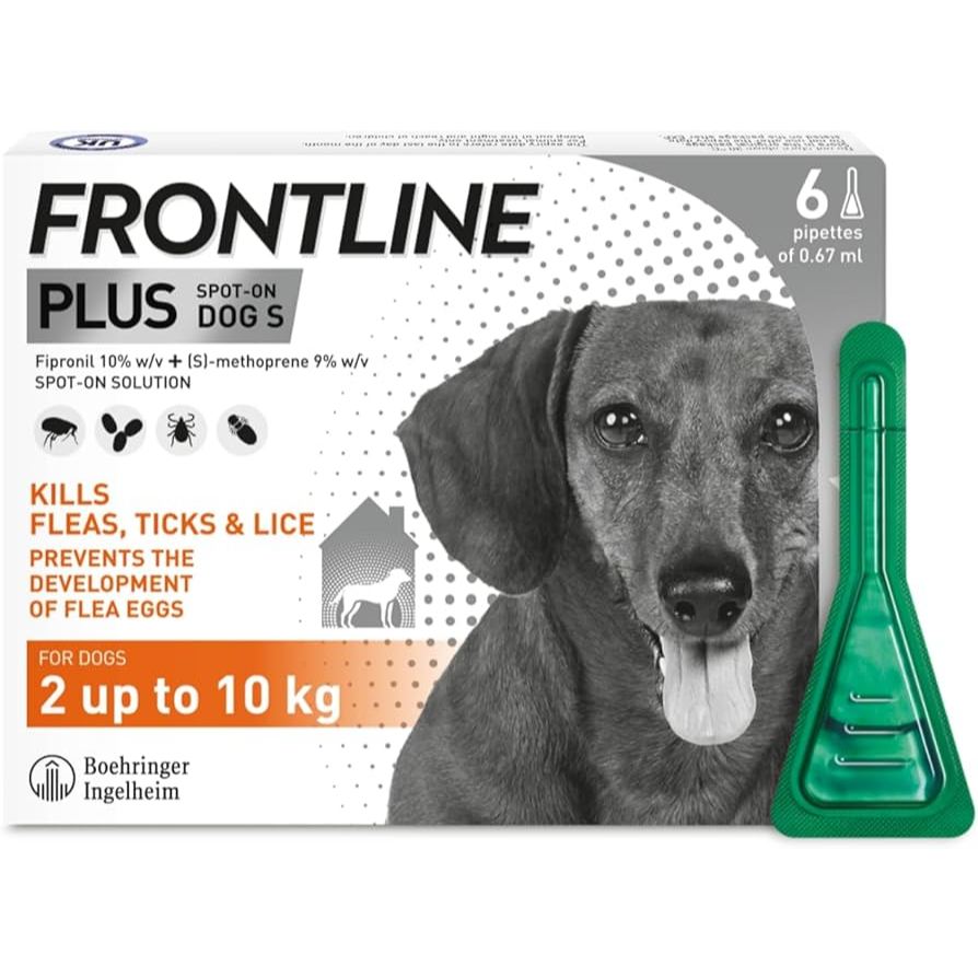 Frontline Plus for Dogs up To 10kg SB (3Pipet/Box) -OCT 2026 | Shopee ...