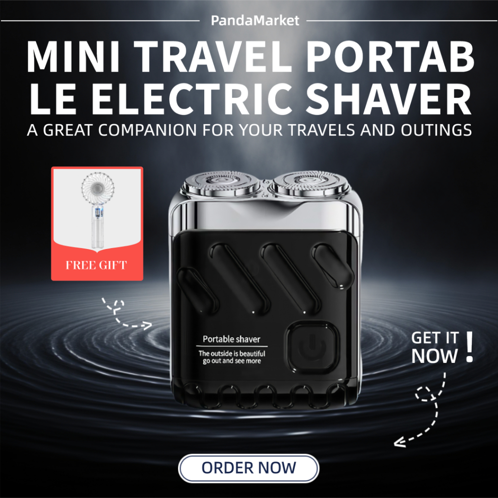 Rechargeable Mini Razor for Men,Pocket Shaver, Beard Trimmer for Travel ...