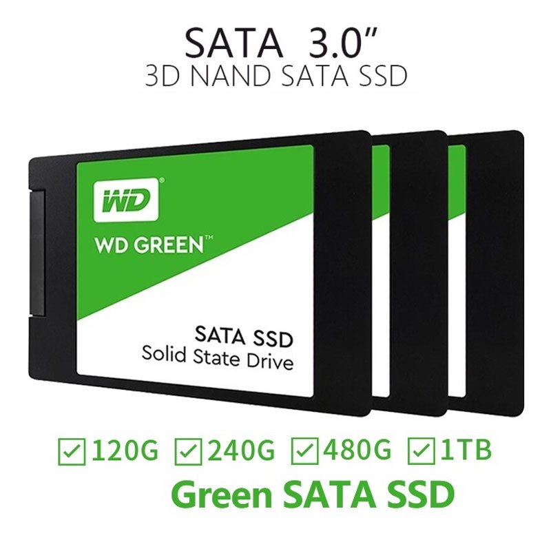 WD Green SN350 SSD 480GB – Interne NVMe SSD Voor PC, Leessnelheid 2400 MB/s, Schrijfsnelheid 1650 MB/s