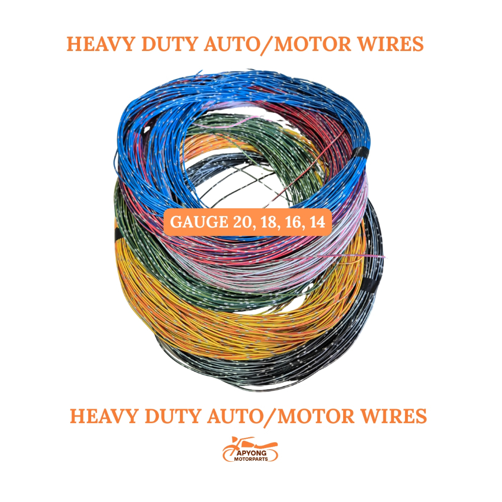[10M & 30M] GAUGE 14, 16 JAPAN WIRE FOR AUTO MOTOR ELECTRICAL PURE ...