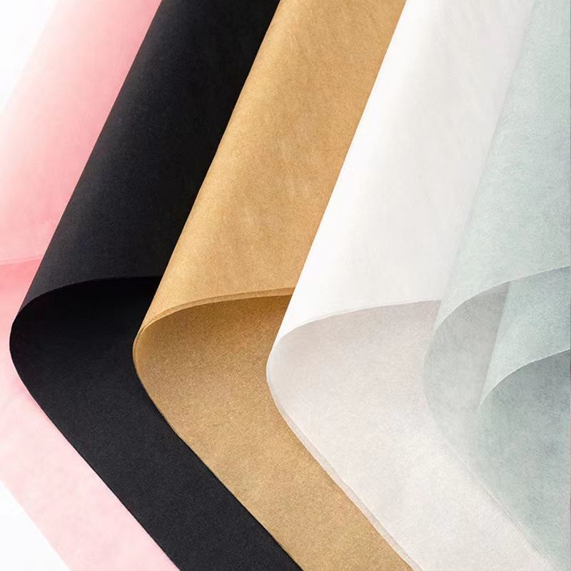 38pcs Tissue Paper Wrapped Flower Paper Colored paper Wrapper Bouquet ...
