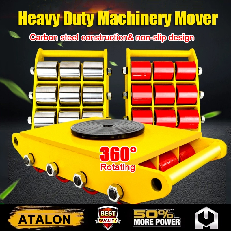 360° Rotating Machinery Mover Skate - Heavy Duty Equipment Dolly for ...