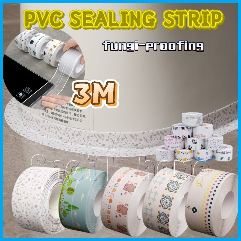 3M Seam Sticker Kitchen Corner Waterproof Mildew Tape Toilet Slot PVC ...