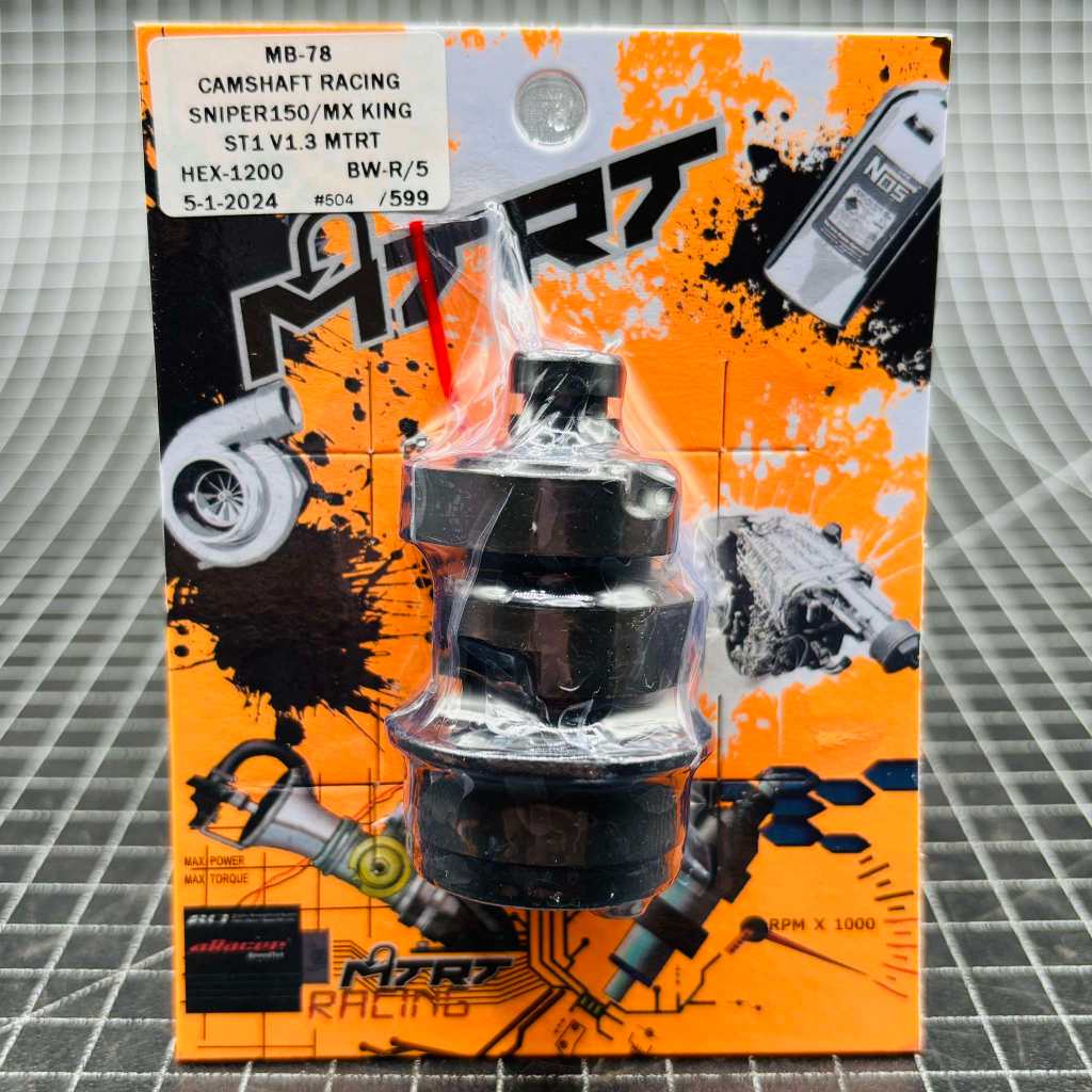 MTRT CAMSHAFT RACING FOR SNIPER150/MX KING STAGE 1 V1.3 | Shopee ...