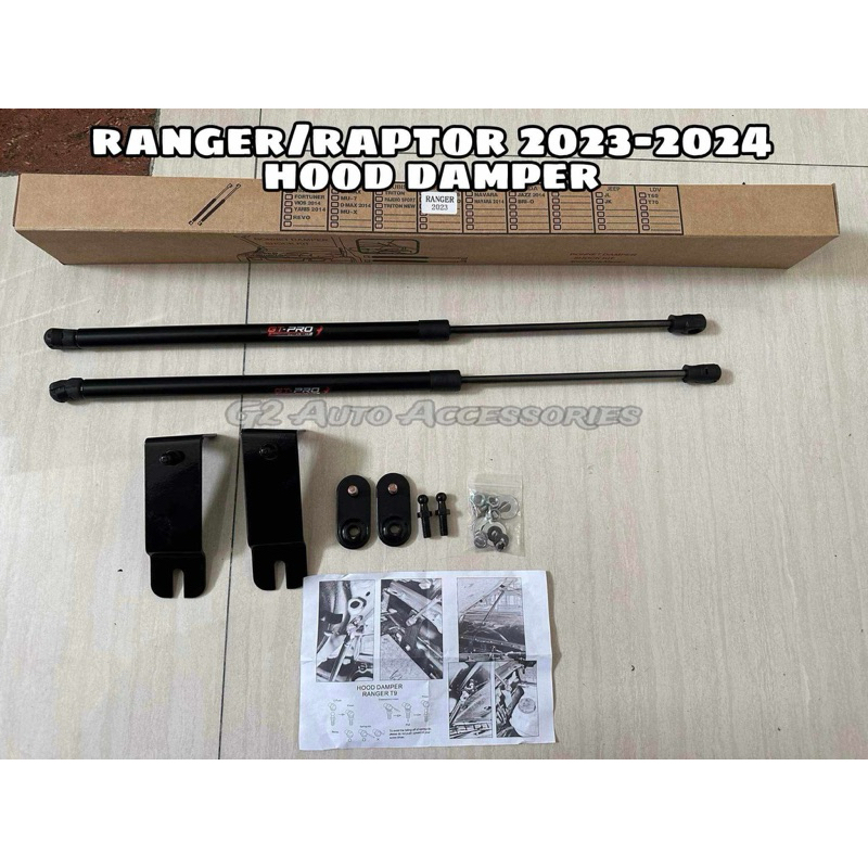 FORD RANGER/RAPTOR/EVEREST GT PRO HOOD DAMPER 2023-2025 THAILAND MADE ...