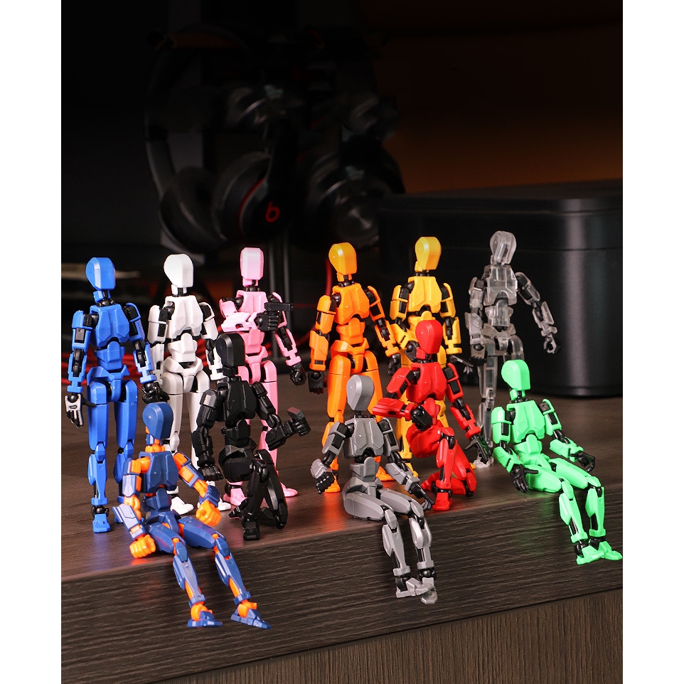 Joint doll 3D DIY assembly toys Multi-joint movable doll ...