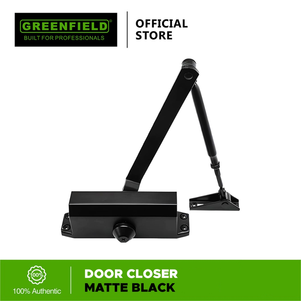 Greenfield Door Closer Matte Black - Door Hardware & Locks | Shopee ...