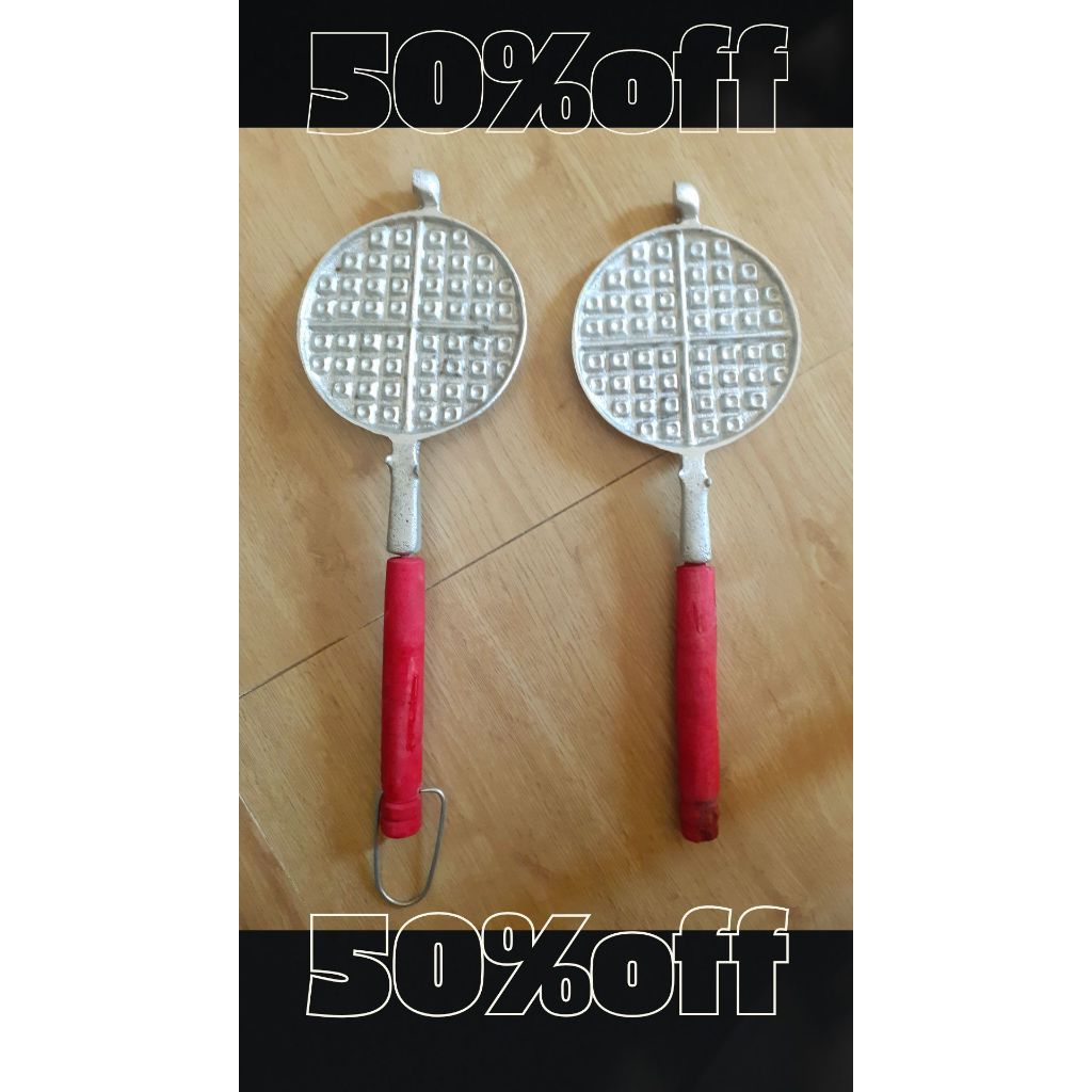 Pinoy Pancake Molder(MEDIUM)(ROUGH HANDLE)/Durable Pinoy Breakfast Tool ...