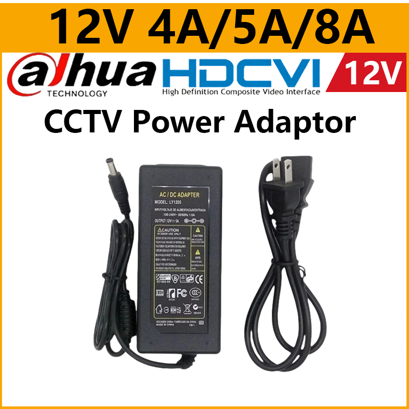 CCTV Power Adaptor DC12V 4A/5A/ 8A for CCTV Camera, DVR Centralized ...