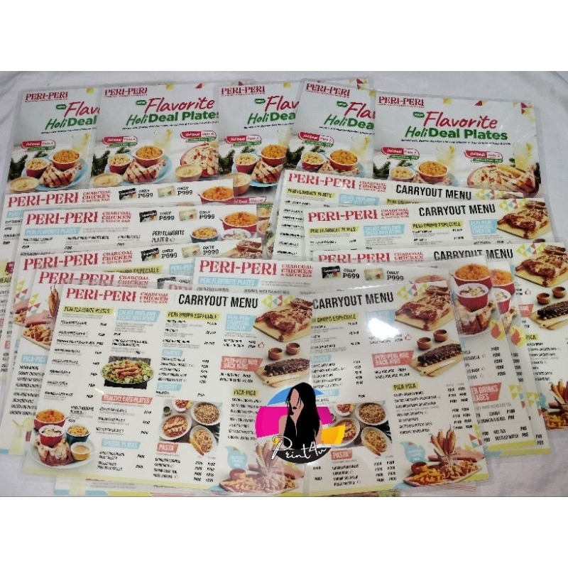 Menu print and laminate | Shopee Philippines