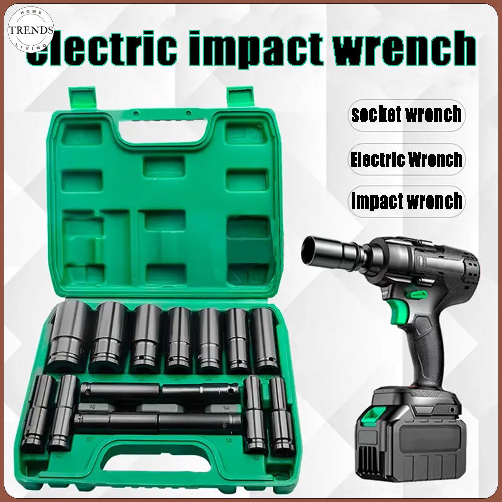 1/2 inch 20PCS 8-32mm Impact Socket Kit, Wrench Adapter Hand Hex Socket ...